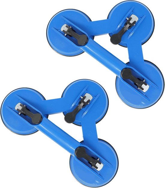 ZALASUNG Accuzuiglier, tegels, glaszuiger, elektrisch met 5000 mAh accu, vacuümzuiglift, draagkracht max. 270 kg, met lcd-display voor marmeren
