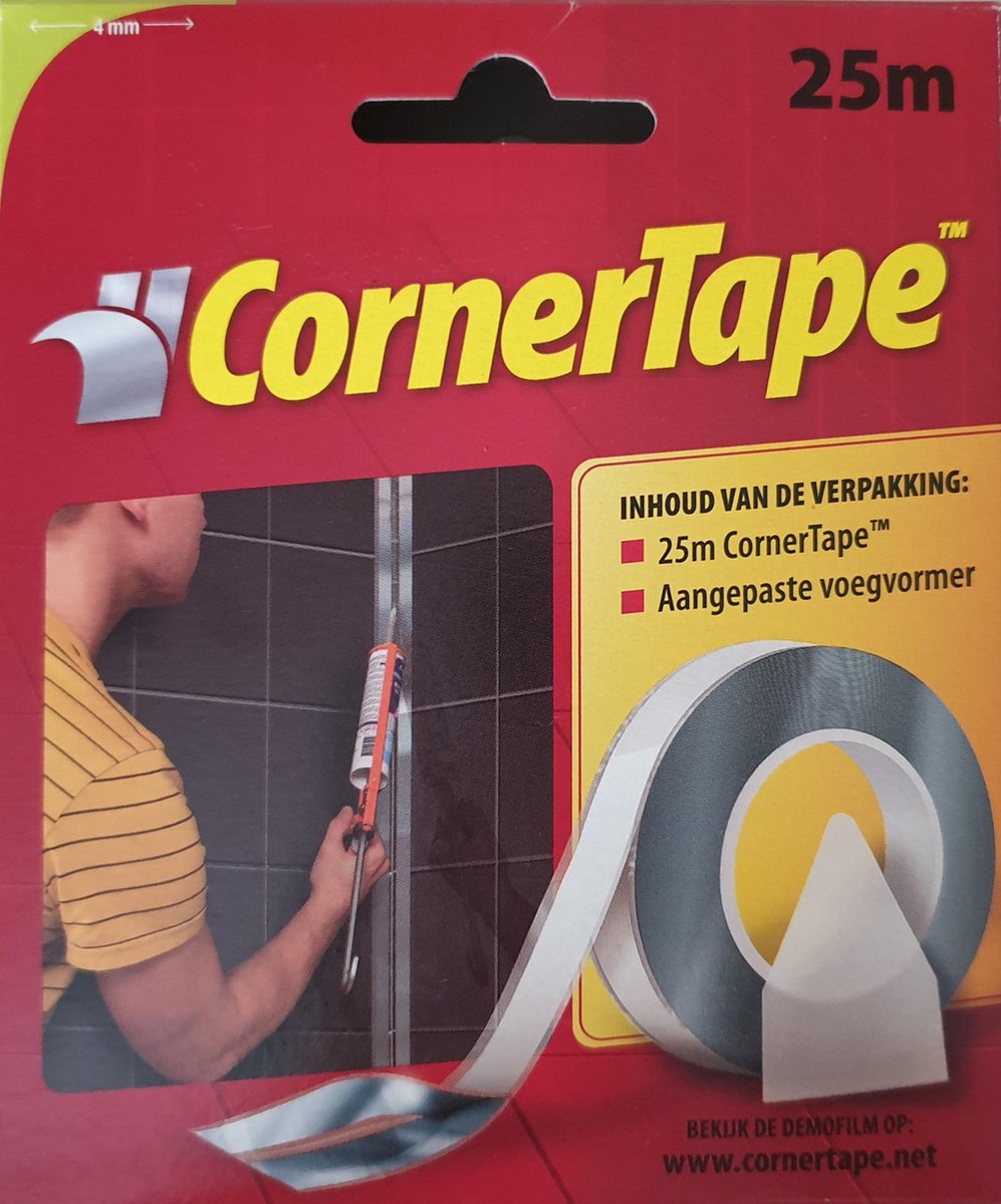 CornerTape - 4mm (Smal) - 25 meter per rol