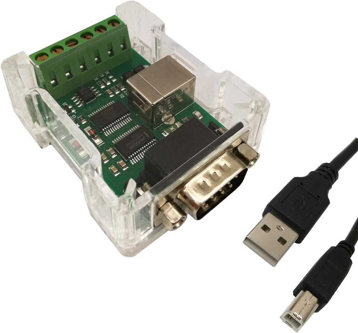 3-in-1 USB naar RS232 TTL RS485 Adapter met FTDI Chip voor Windows, Linux en Mac