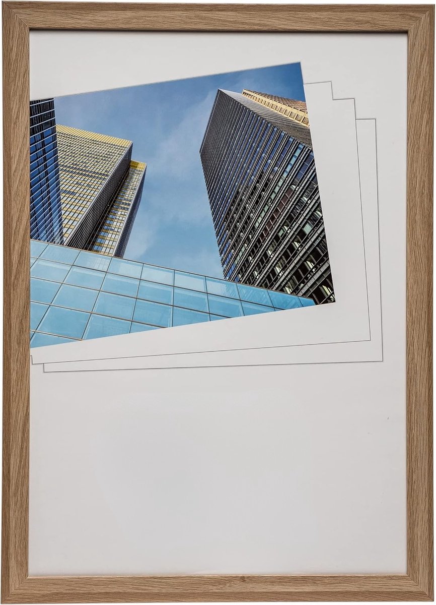 Famanu MDF posterlijst eiken effect A3 30x42cm Eiken-effect