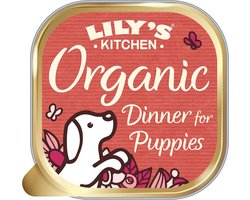 Biologische Puppyvoeding met Kip - Compleet Nat Hondenvoer 11 x 150g