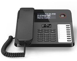 Vaste telefoon - nummerweergave - inbelblokkade - zwart - 600