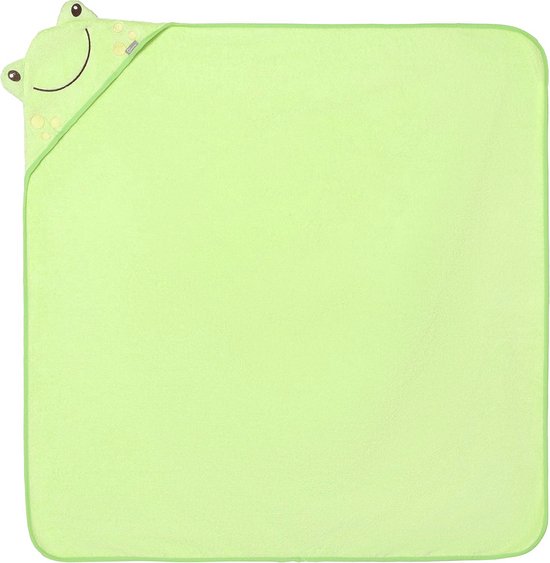 Baby Kapuchthanddoek 95cm x 95cm - Groene Kikker — afbeelding 5