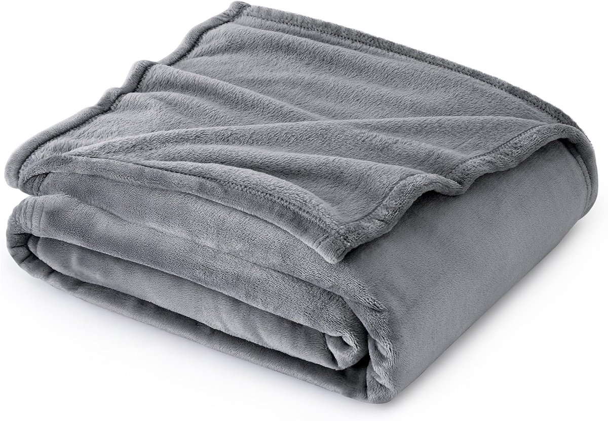 Travelhawk Fleece Deken 150x200 cm Grijs