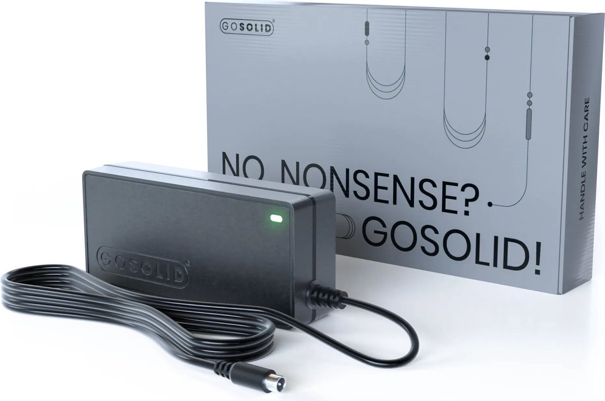 GO SOLID! ® Adapter geschikt voor Segway Ninebot ES1/ES2/ES4 Elektrische Step - 42V 2A – foto 3