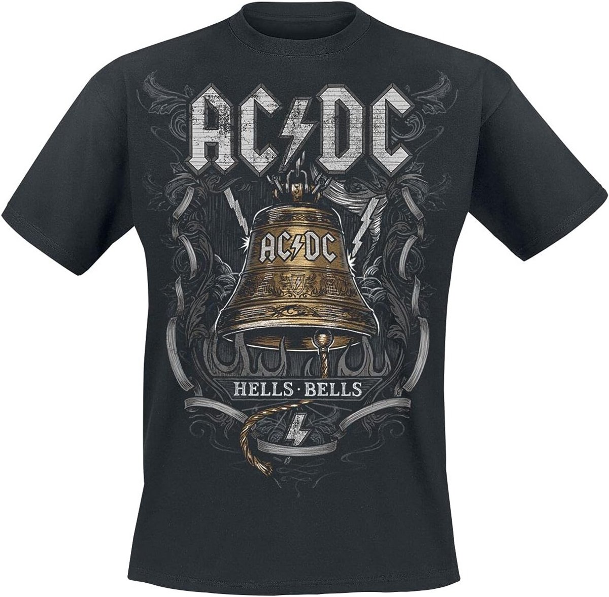 Hells Bells T-shirt zwart - 100% katoen