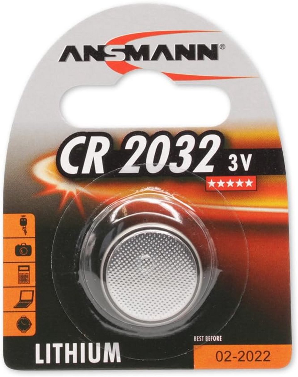 Knoopcel batterij 3V Lithium CR 2032 - Set van 3
