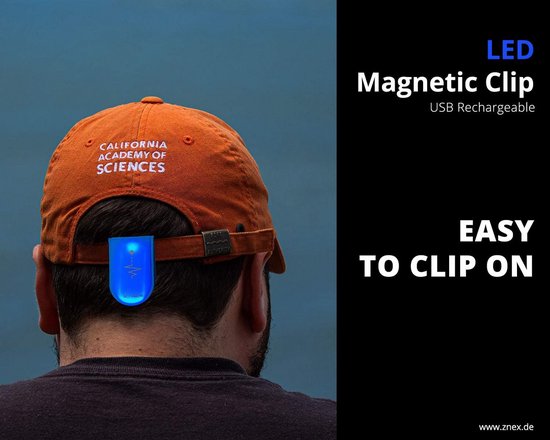Oplaadbare USB LED Magneet Clip voor Fiets Veiligheid en Zichtbaarheid in het Donker — afbeelding 2