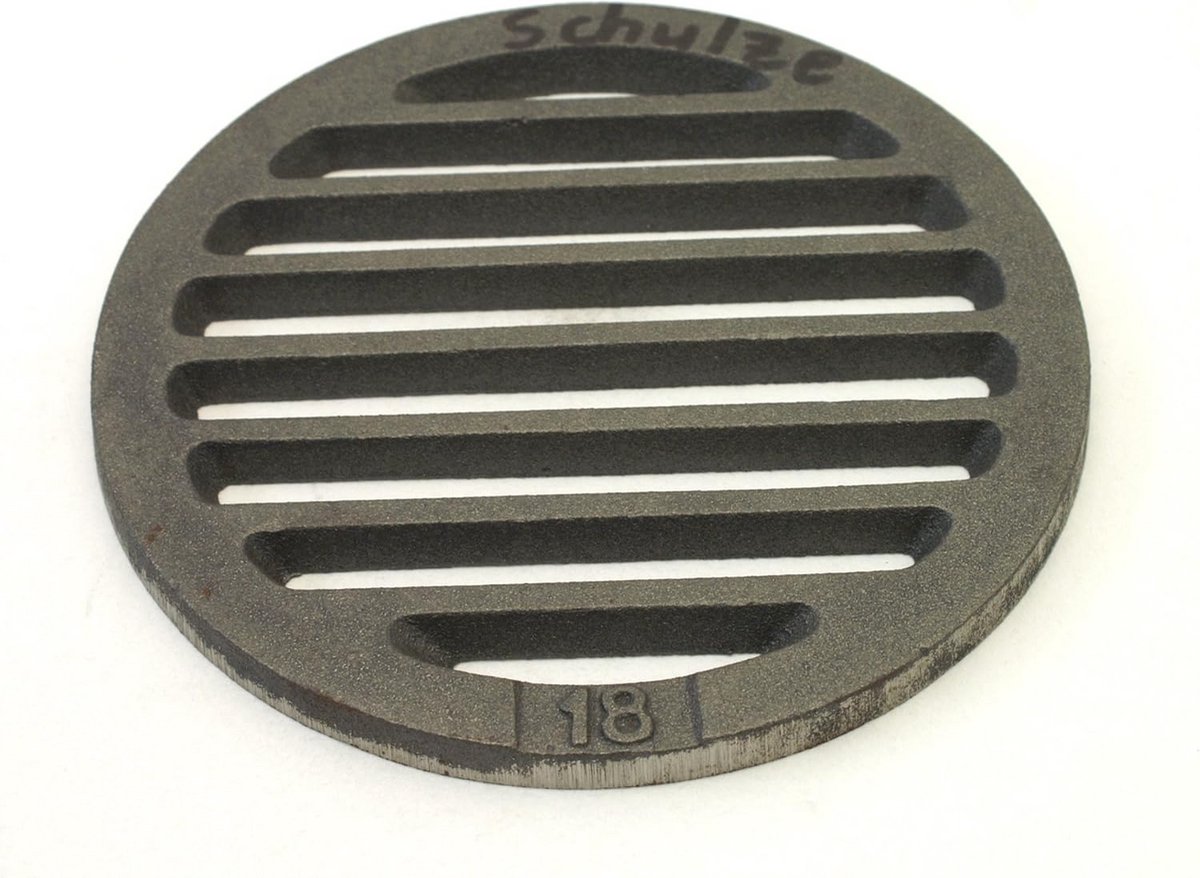 Rond ovenrooster 18 cm voor kachels
