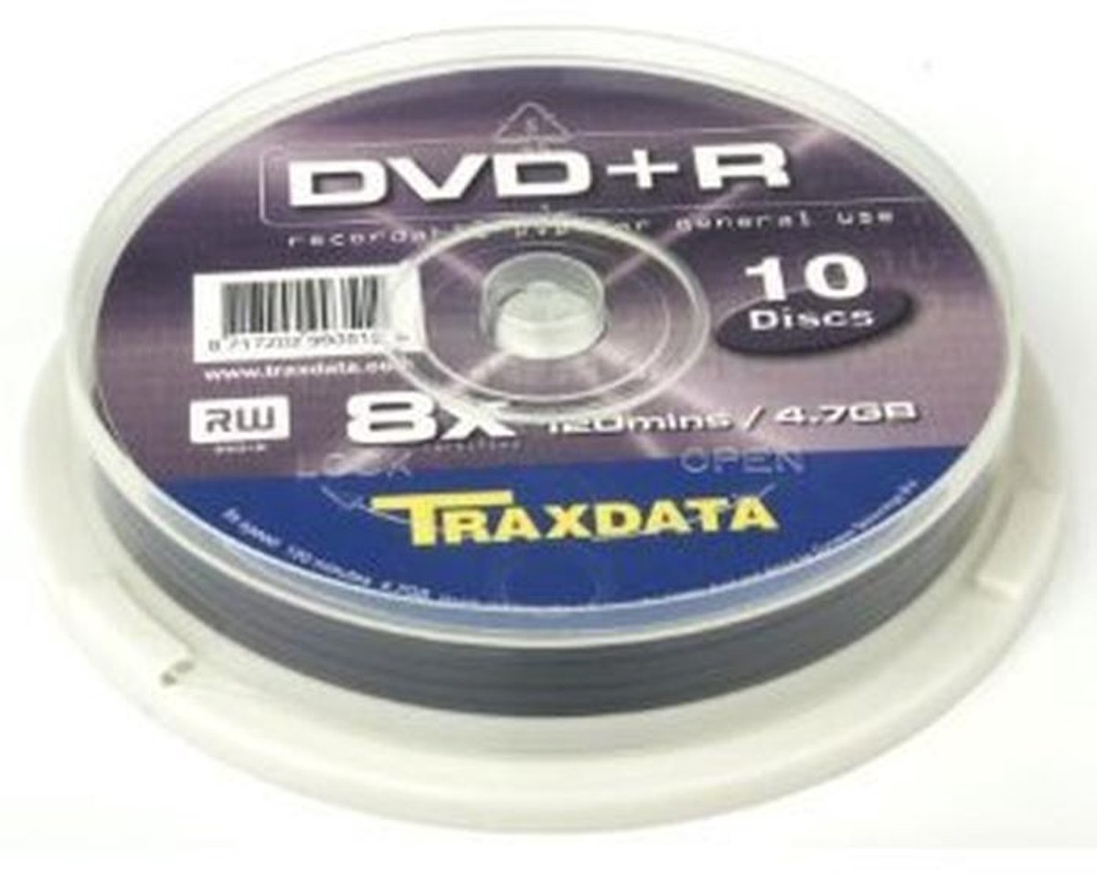 10 Pack Dual Layer DVD+R Lege Schijven - Hoge Capaciteit Brandbare Media