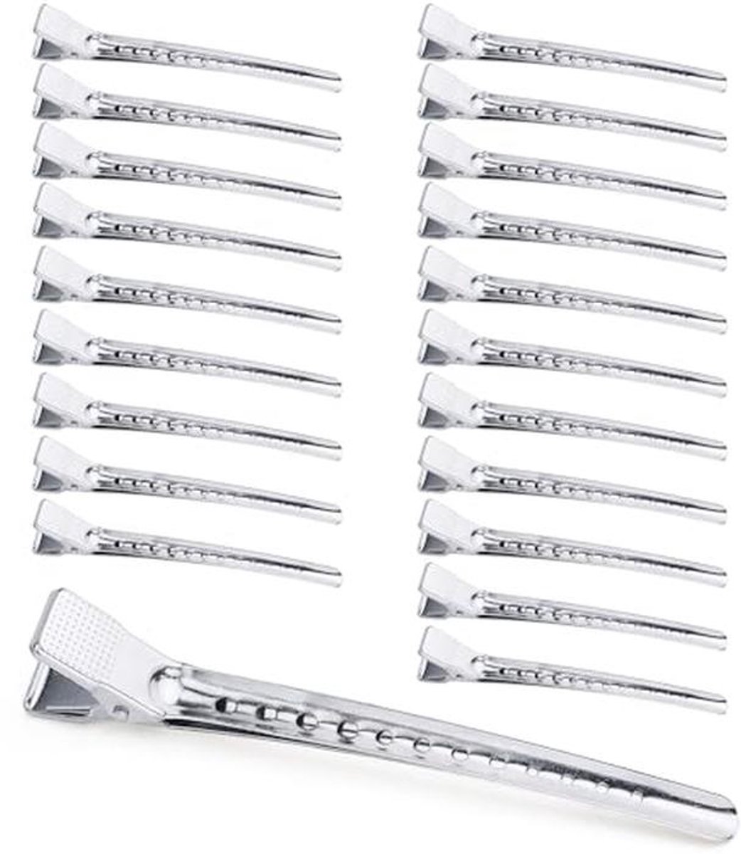 Metalen Haarspeldjes voor Styling - 20 Stuks Eendenbek Clips voor Haarsecties