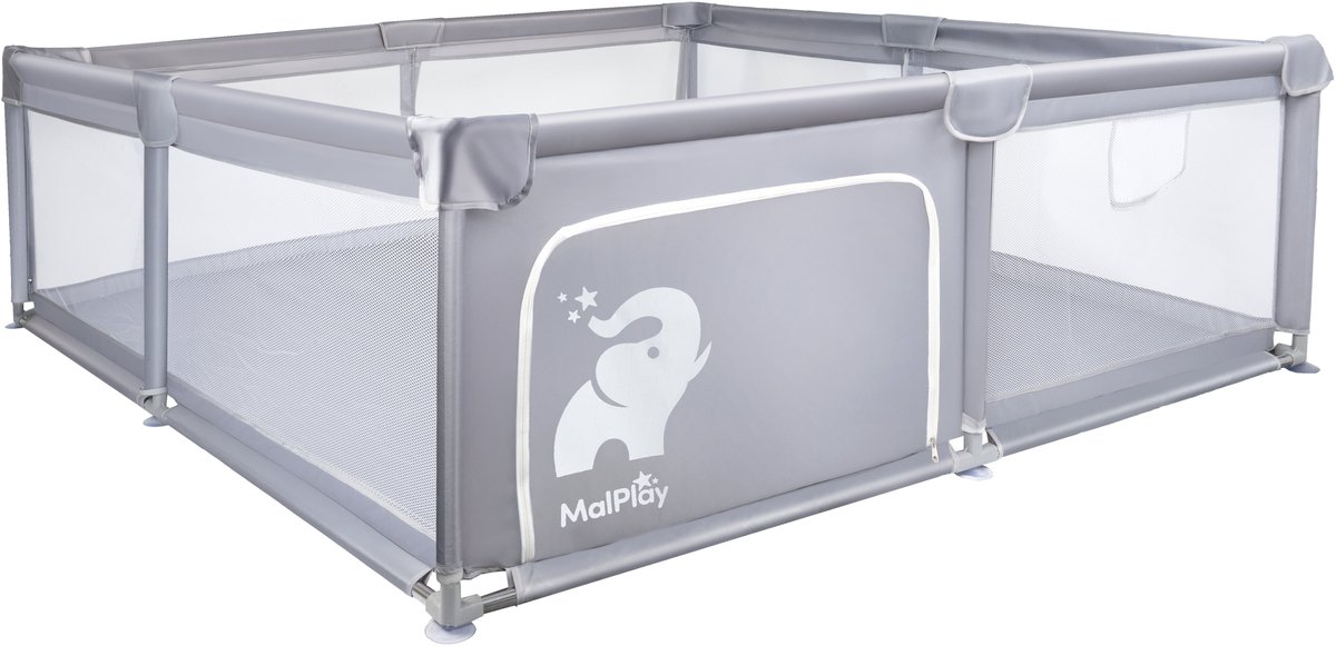 MalPlay-KIVO-babybox-grondbox-kinderbox-180x200 cm-voor binnen en buiten-EN71 gecertificeerd-ademend gaas