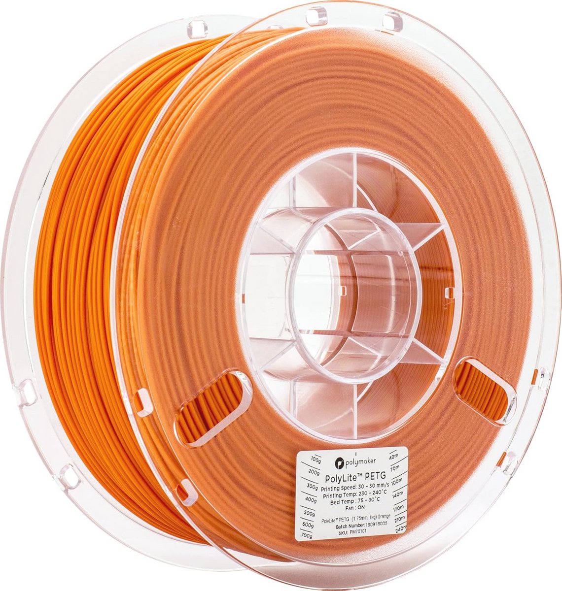 PETG Filament 1,75 mm 1 kg Oranje - Hoge Kwaliteit 3D Printmateriaal