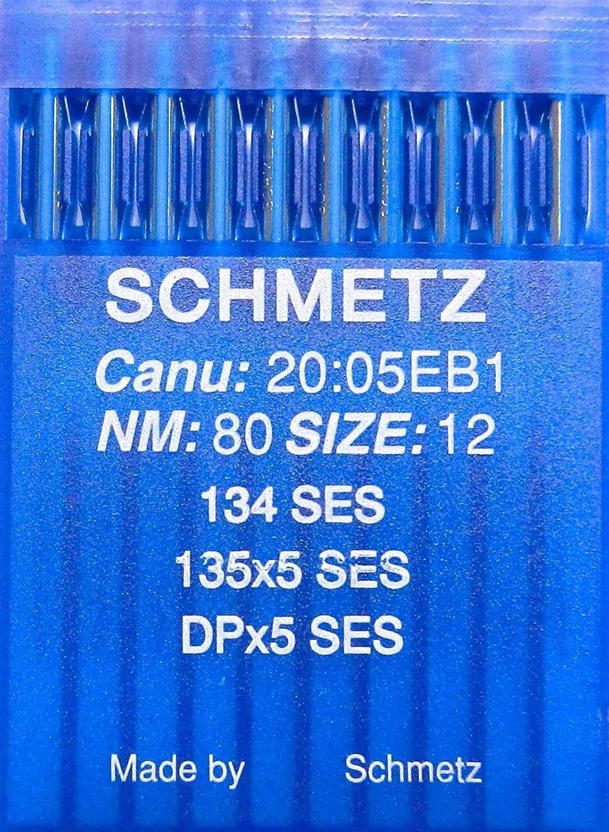 Naaimachinenaalden DPx5 SES 80/12 - 10 Stuks