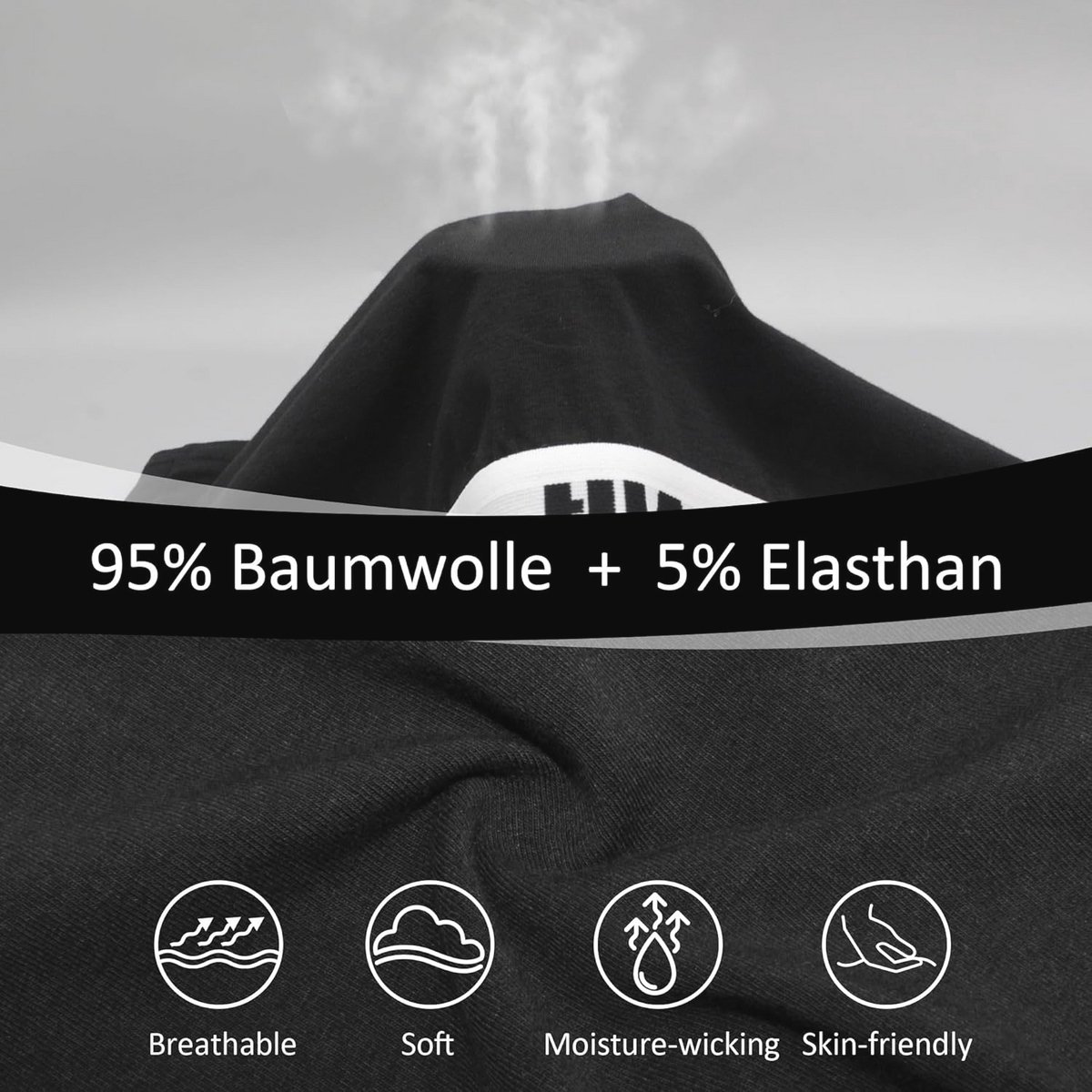 Set van 6 comfortabele katoenen boxershorts voor dames