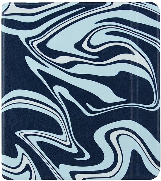 Slimfit Hoesje - Sleepcover Geschikt voor Kobo Libra Colour - Hoes Cover - Abstract Kleuren - ereader hoesje - cover — afbeelding 2