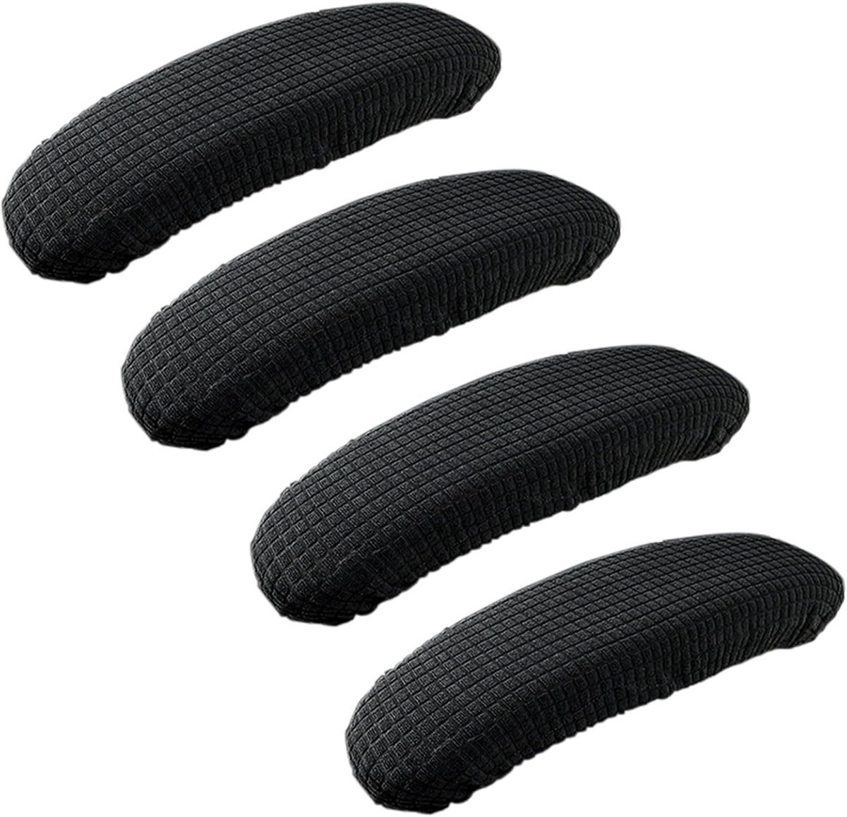 Stunq® Comfortabele en Rekbare Armleuninghoezen voor Kantoor- en Thuisstoelen, Set van 4 Stuks