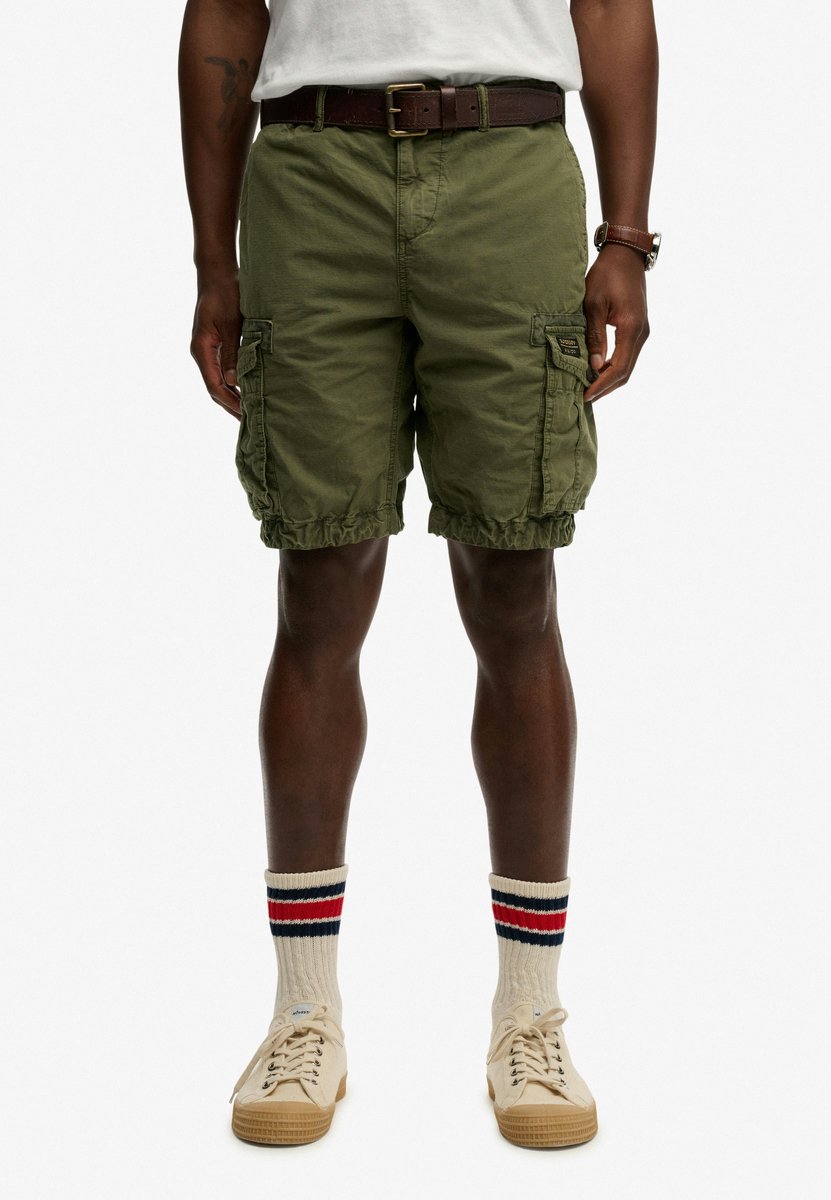 Superdry Parachute Light Shorts Heren Korte broeken Groen