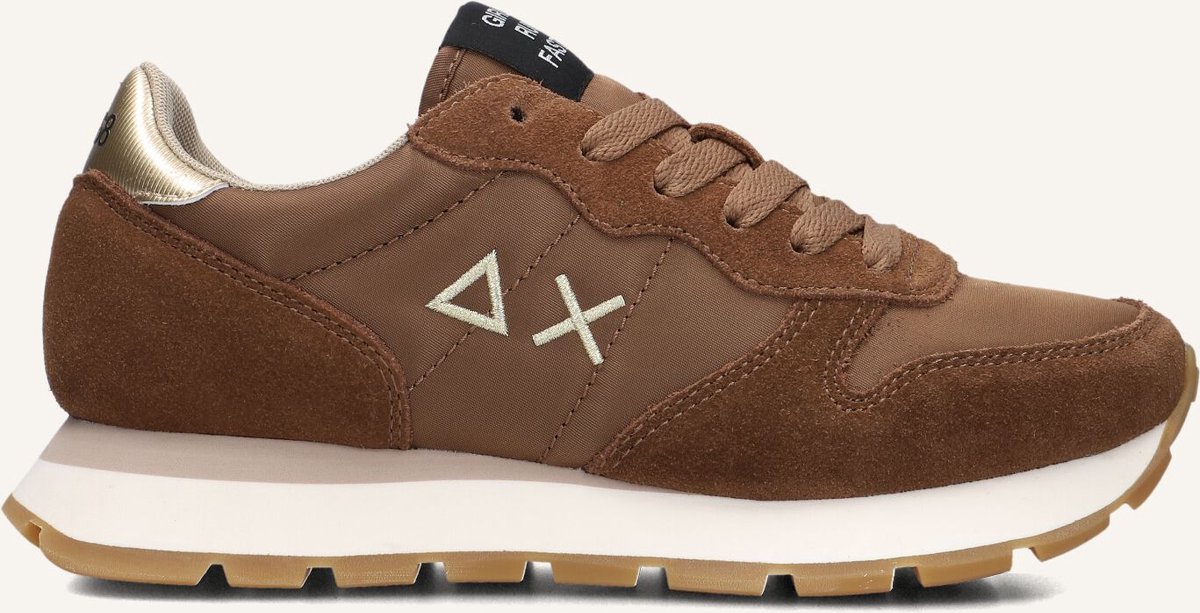 Sun68 Ally Solid Nylon Sneakers - Dames - Bruin - Maat 36