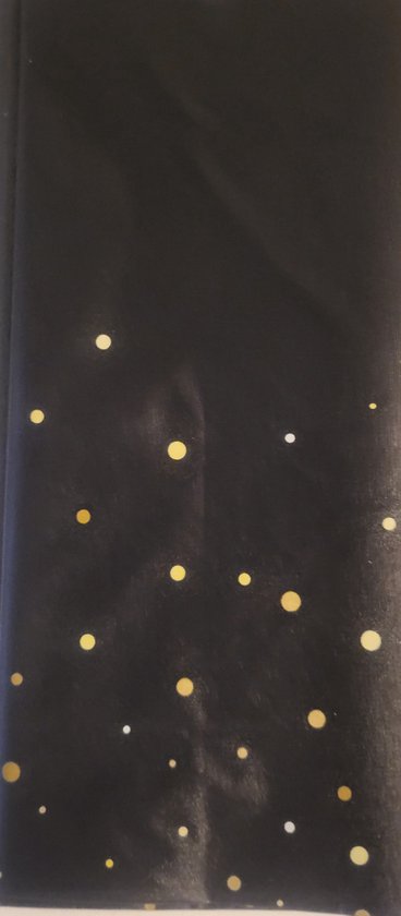 Tafelkleed Happy New Year In Zwart En Goud  137 X 274 Cm Tafeldecoratie Voor Nieuwjaarsfeesten Ideaal Voor Feesten En Feestdagen Zwart Goud