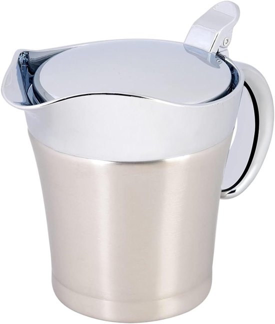 AIKENBBKK 2.3 Quart keramische antiaanbakpan met deksel, kleine sauspot