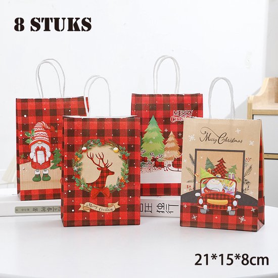 Sacs Cadeaux Réutilisables Motif Hockey Sur Glace - Cordon De Serrage, étiquette Personnalisable - Pour Noël, Anniversaire