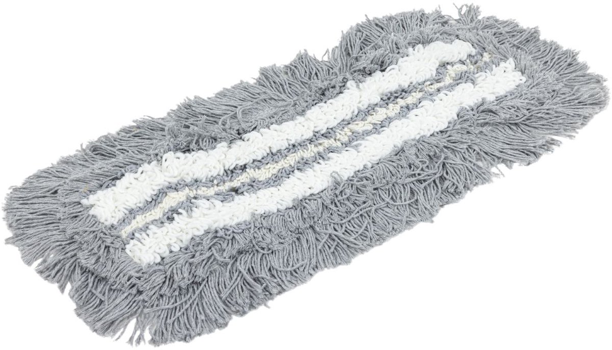 D&L Parket Mop - Vloermop Evolution - 40cm - Grijs-Wit
