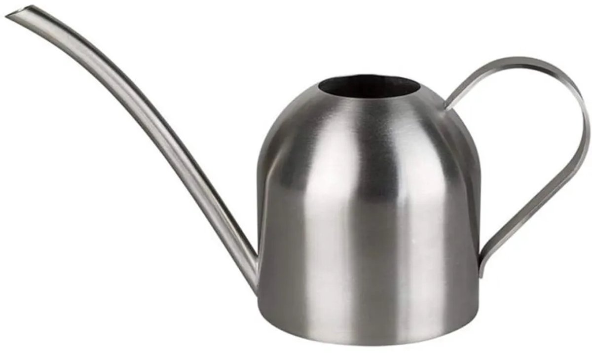 (500 ml) Gepolijste roestvrijstalen pot, moderne stijl, klein formaat, perfect voor kantoorplanten (500 ml)