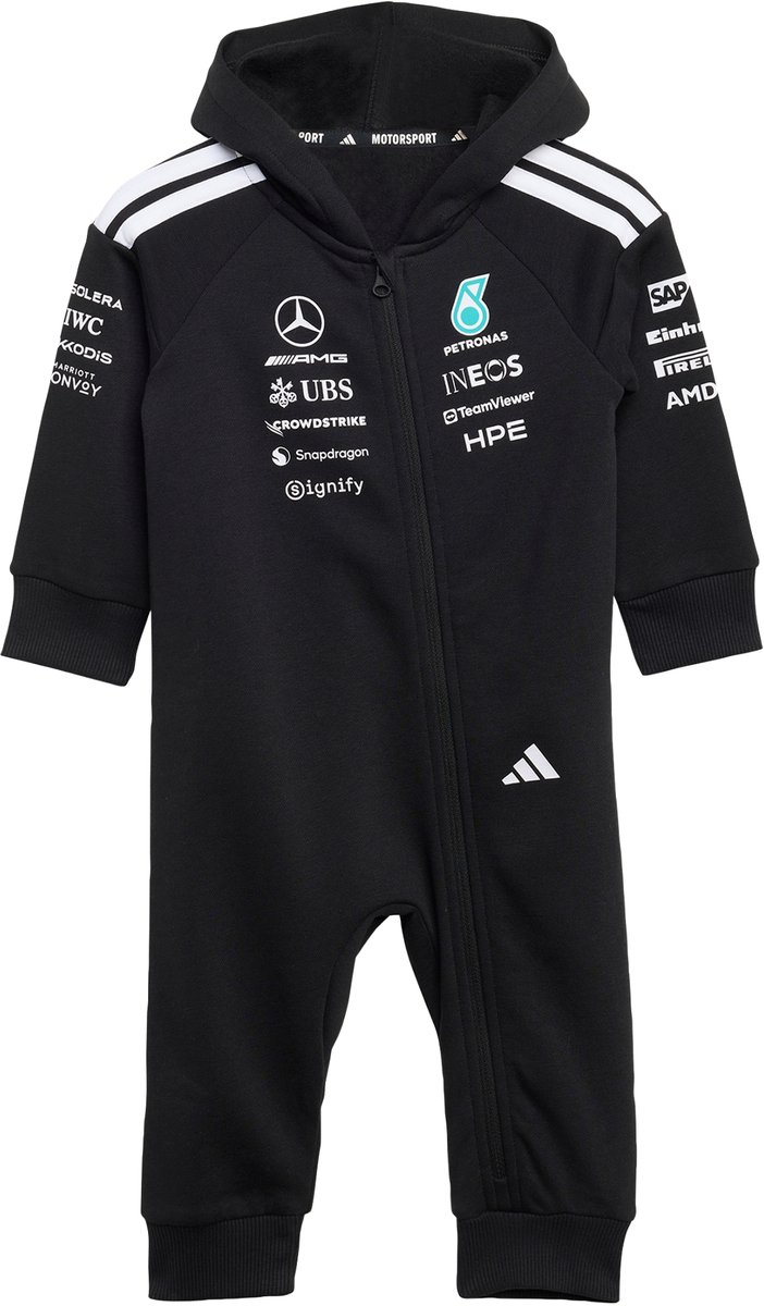 Adidas Performance Mercedes Amg Petronas Formula 1 Team Dna Babypakje Kinderen Zwart