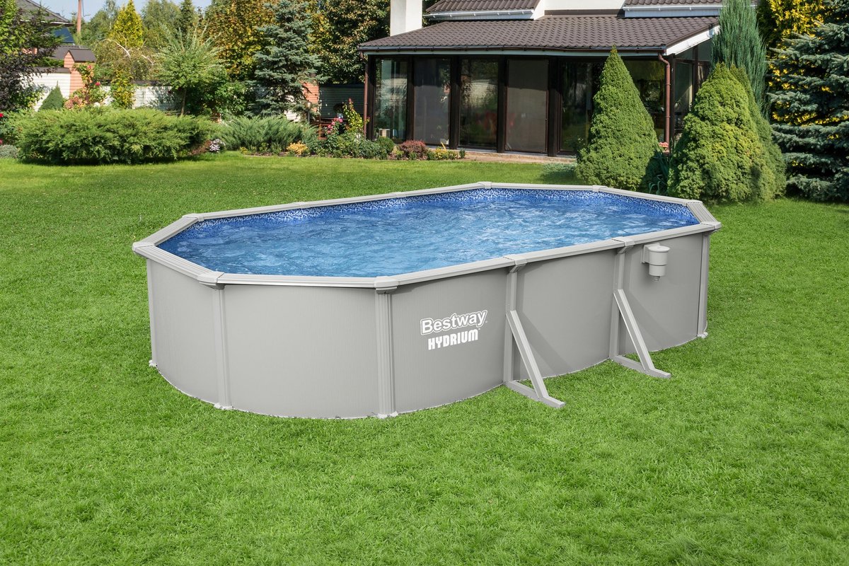 Bestway Hydrium pool set with steel wall - Oval - 610 x 366 x 122 cm