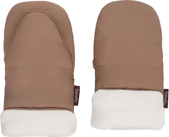 Lionelo Handmuff Oli - Kinderwagen handmoffen - Warme water- en winddichte handschoenen voor duwstang - Universele maat - Magnetische bevestiging - Zachte Shu-voering - Winter handwarmer voor buggy en wandelwagen - Warm comfort voor koude winterdagen van LIONELO — afbeelding 3