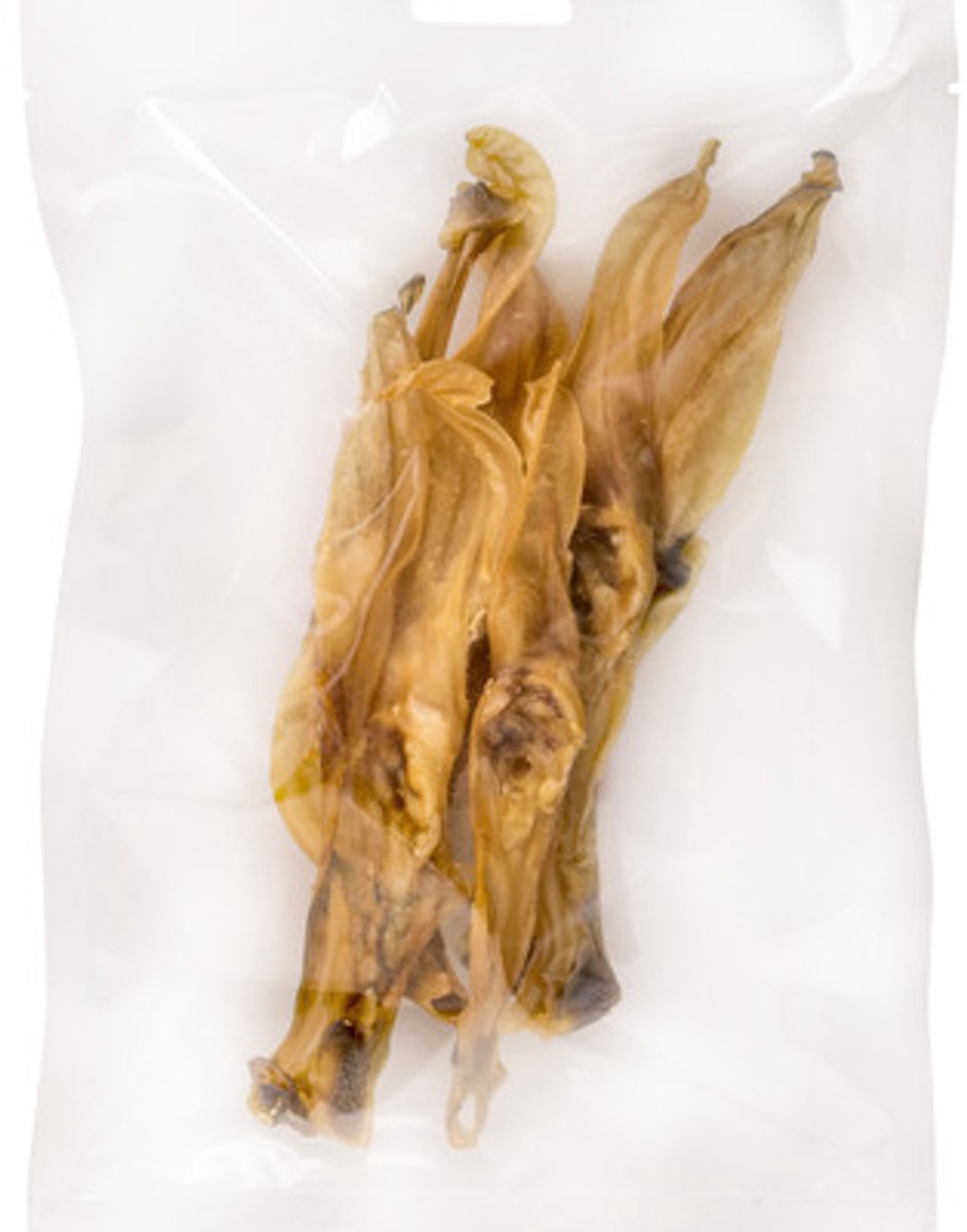 Landman Gedroogde Konijnenoren (6st) - Hypoallergene - Hondensnacks - Kauwsnacks hond