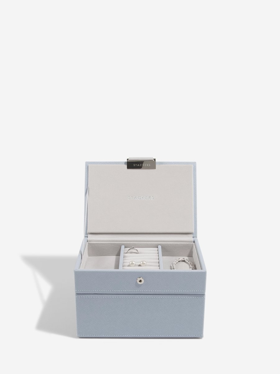 STACKERS mini DUSKY BLUE - Sieradendoos - Juwelendoos - Sieradenhouder - Sieraden Organizer