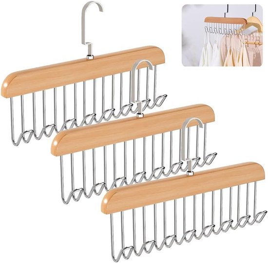 Dtoterul Riem ring 5 stuks kleerhanger riemhouder sjaalhouder met haken