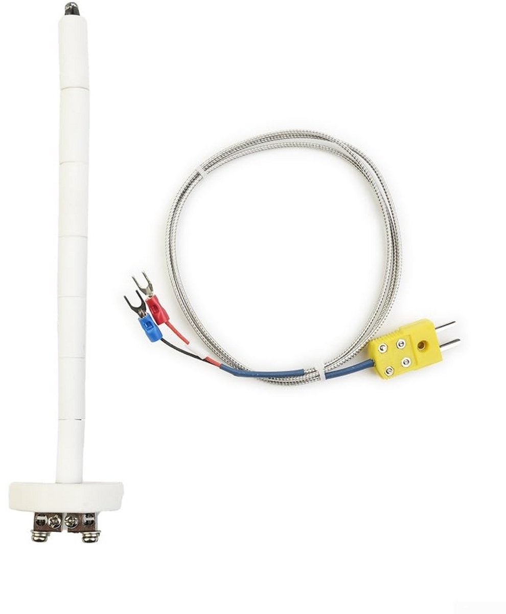 Keramische Temperatuursensor Type K voor Hoge Temperaturen tot 1300°C