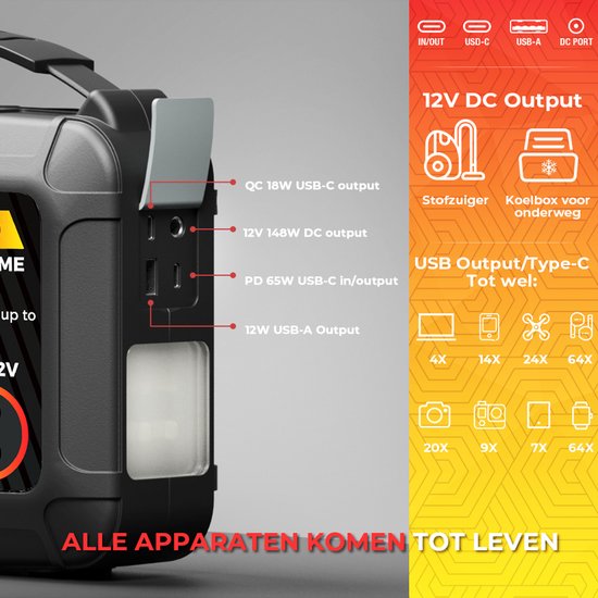 AutoXtreme Boost Xtreme 8250A - Compresseur de démarrage - Booster de batterie pour voiture - Démarrage rapide