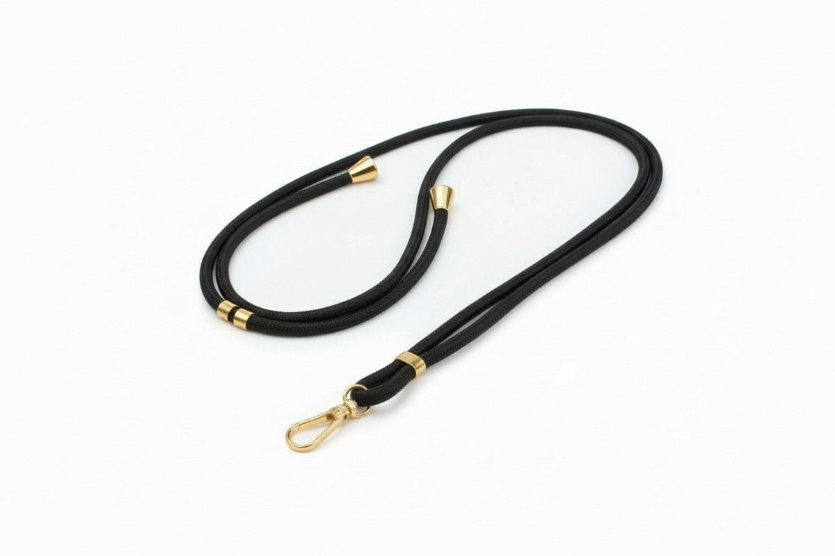 Verstelbare Telefoonkoordriem Zwart - 160 cm Anti-Verloren Lanyards - Geschikt voor iPhone
