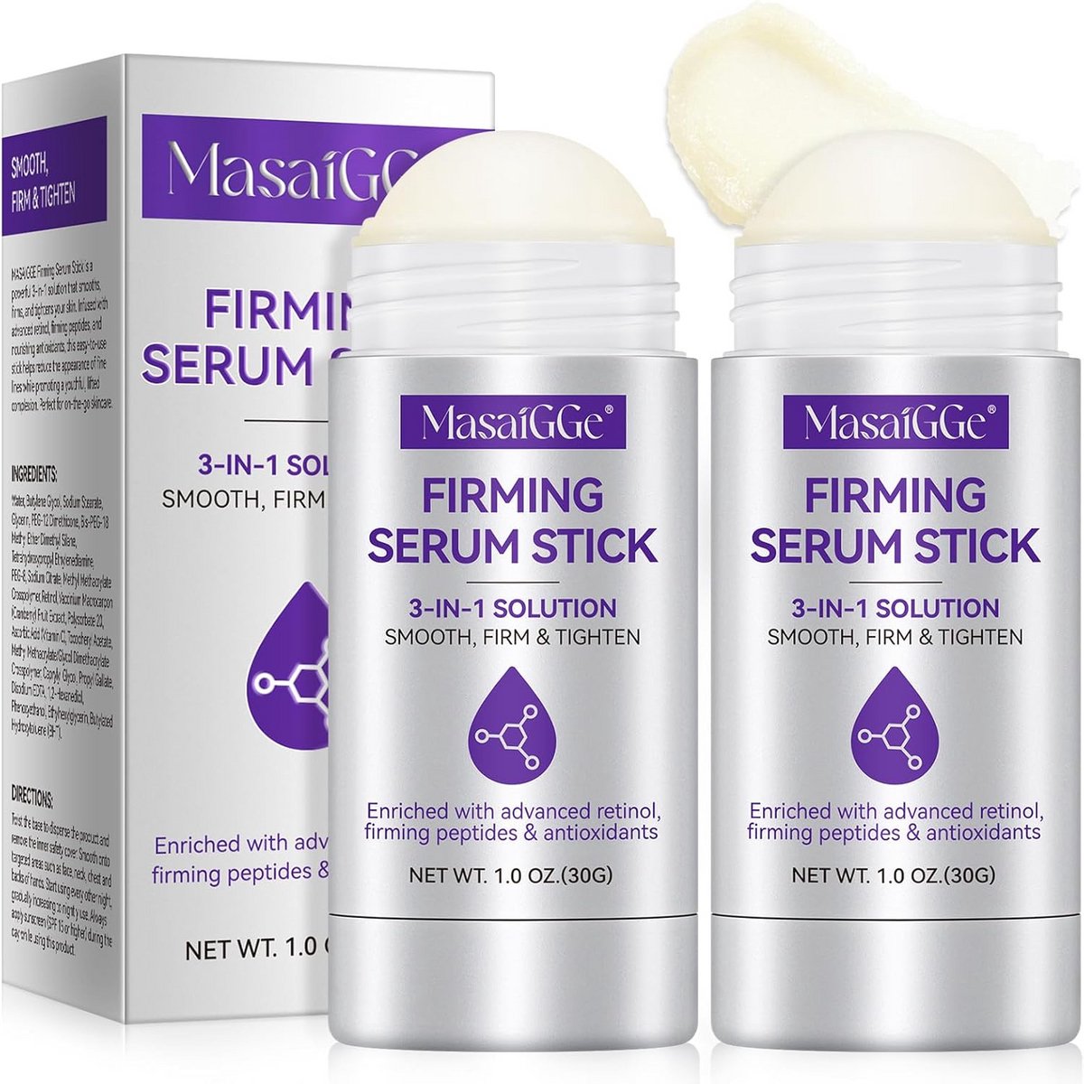 Verstevigende Serumstick met Retinol voor Vermindering van Rimpels