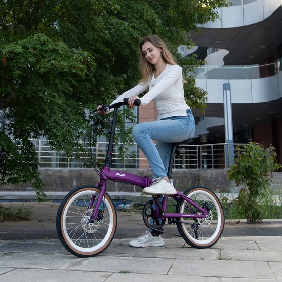 RCB GK4 Opvouwbare 20 inch Fiets voor Tieners - 21 Versnellingen - Licht Aluminium Frame - Grijs van RCB — afbeelding 3