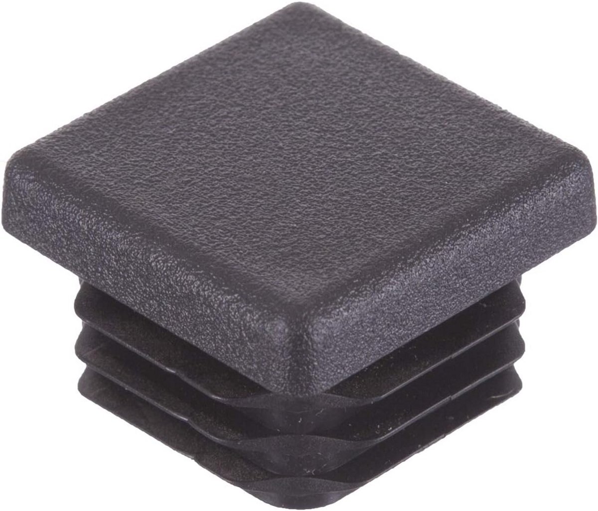 16PCS Assorted Sizes Square Tube Ribbed Inserts for Table and Chair Legs