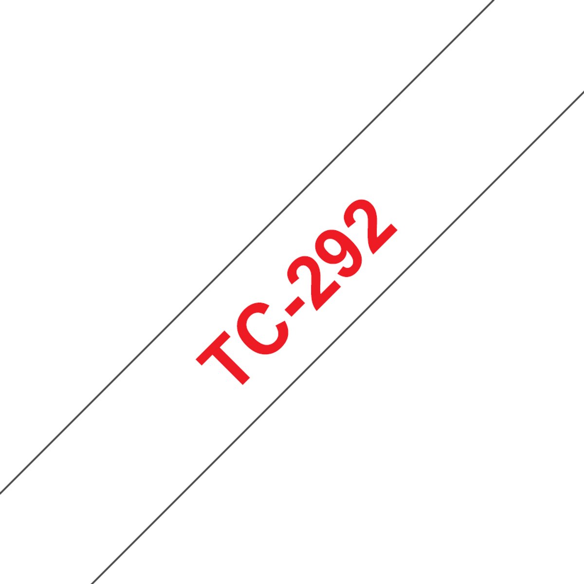 TC-292 - 9mm - red on white for PT-8E /PT-2000 / PT-3000 / PT-5000