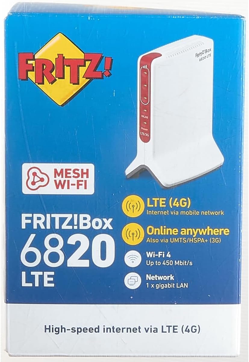 4G LTE & 3G Router met WLAN N tot 450 Mbit/s en Gigabit LAN voor Thuis en Onderweg