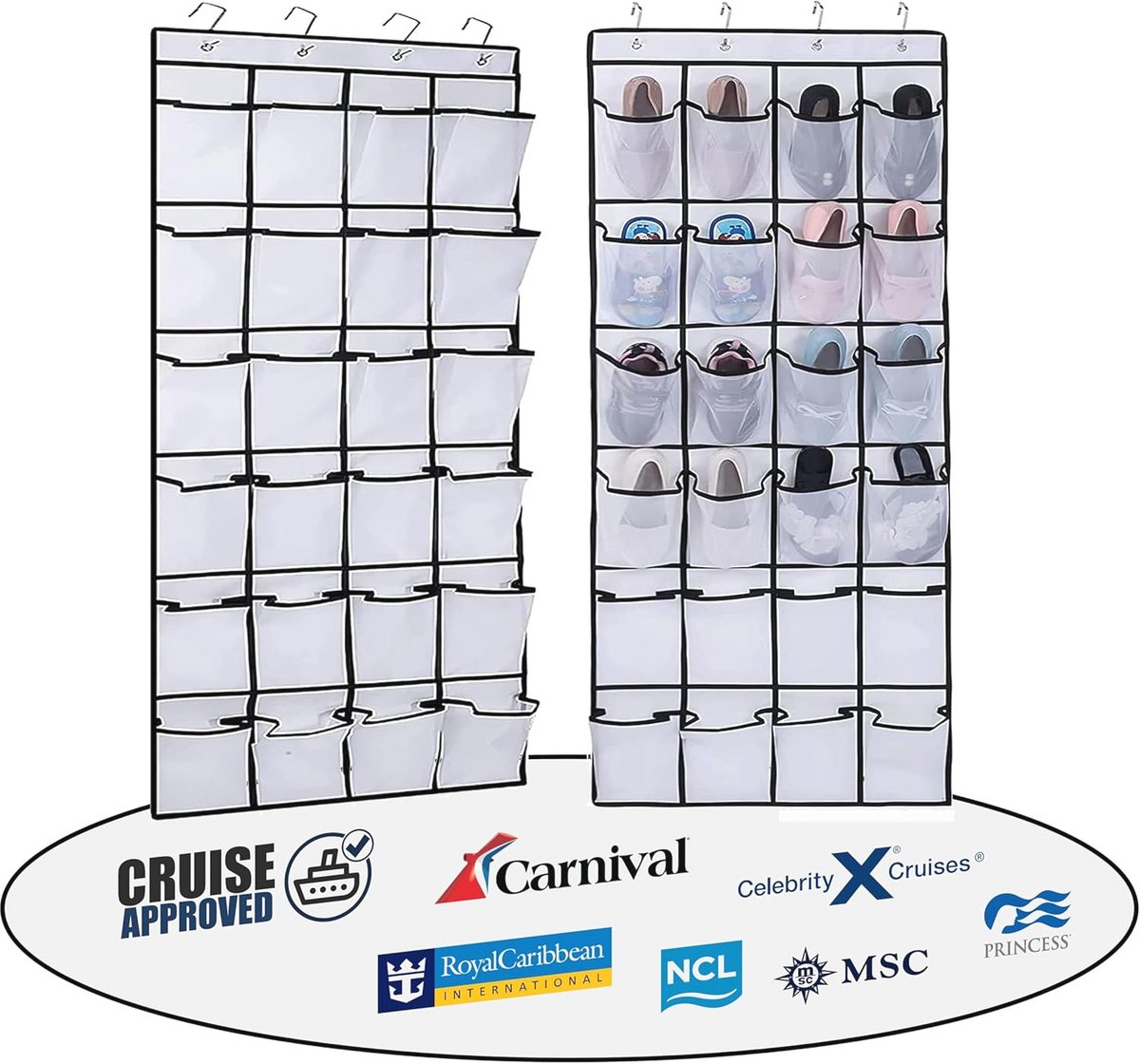 Over Deur Schoen Organizer voor Cruise Cabines
