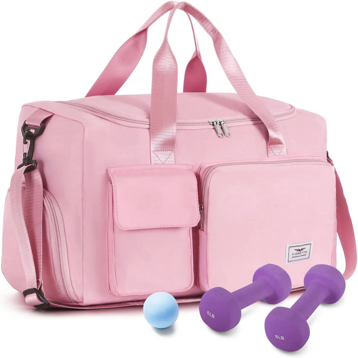 Waterdichte Sporttas met Schoenenvak - Duffle Bag voor Weekend en Reizen