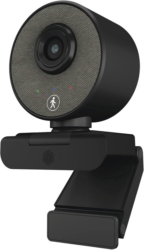 Full HD USB Webcam met Microfoon en KI-autotracking | 1080p HD Autofocus