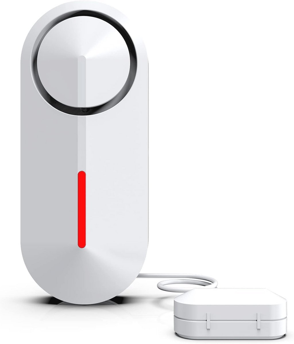 Draadloze Watermelder voor Alarminstallatie - Waterdetectie Sensor voor Kelder, Badkamer en Keuken