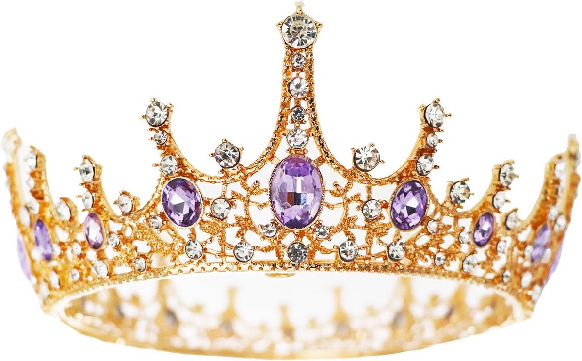 Luxe Strass Kroon Bruids Diadeem voor Bruiloften en Feestjes