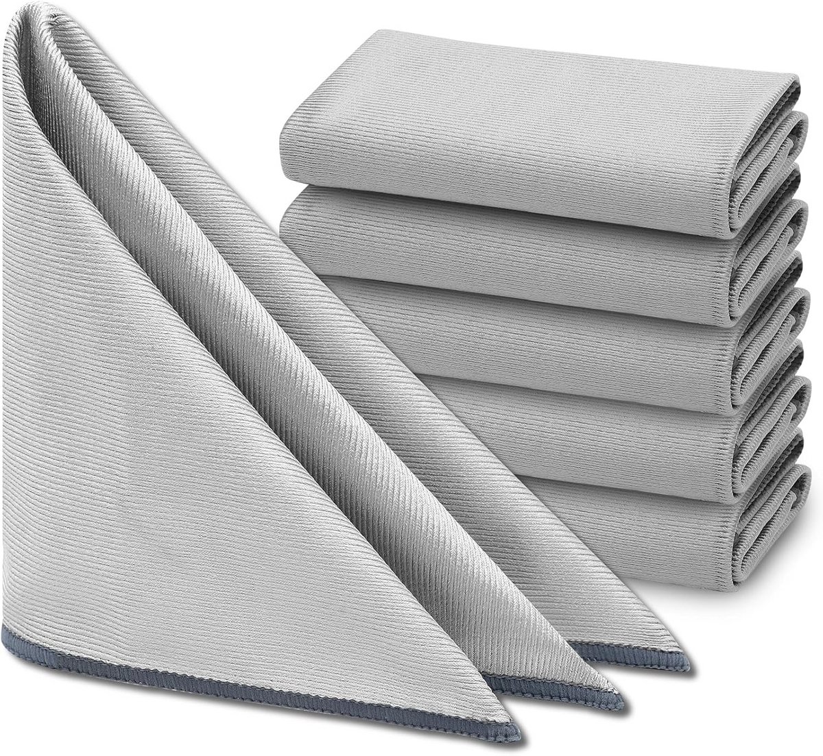 6x Microvezel Raamdoeken - Streeploos Schoonmaken
