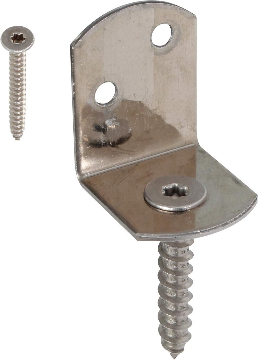 L-vormige Haken voor Hekwerk Montage Roestvrij Staal Set van 80