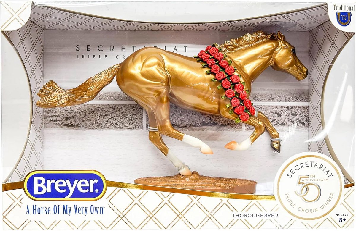 Limited Edition Model Paard, 50e Verjaardag Kampioenspaard, Schaal 1:9